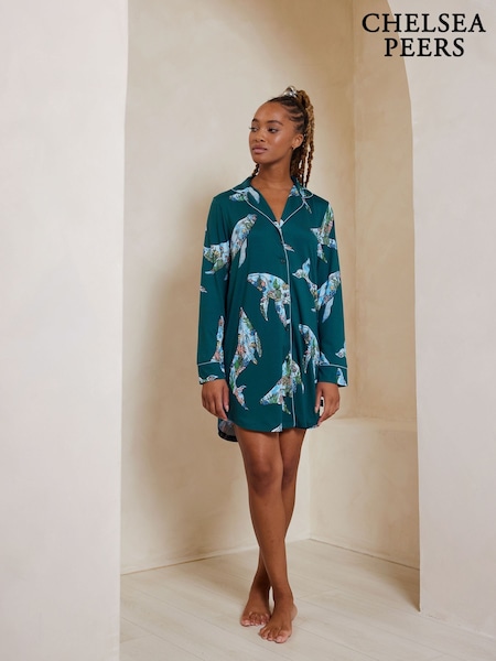 Chelsea Peers Coral Whale Print Nightshirt (F78998) | €55