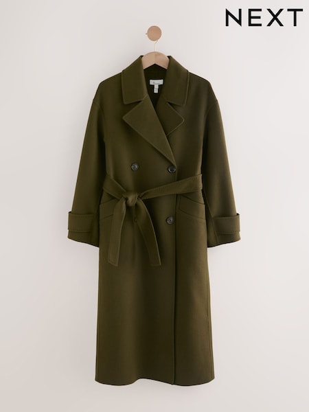 Khaki Green Tabitha Simmons Handsewn Coat (F79140) | R$ 1.290