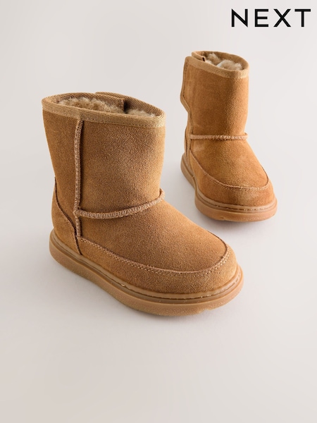 Tan Brown Water Repellent Suede Boots (F79185) | €39 - €45