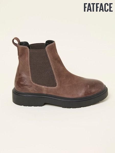 FatFace Chocolate Brown Mens Chelsea Boot (F79206) | €120