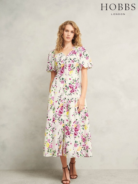 Hobbs Pink Petite Petite Taylor Dress (F79242) | 985 QAR