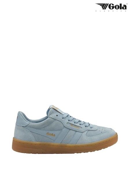Gola Blue Ladies Hawk Suede '86 Lace-Up Trainers (F79259) | ₪427