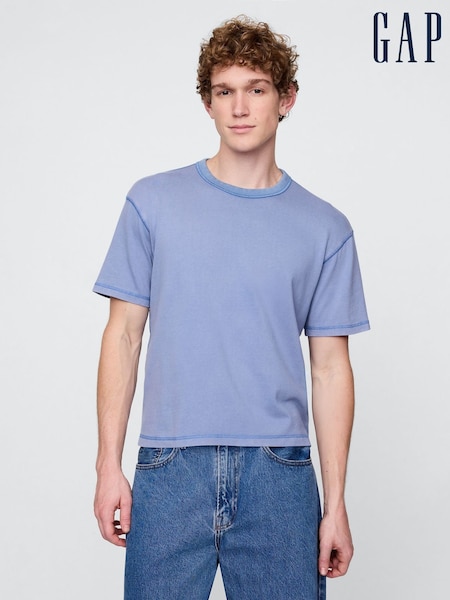 Gap Blue Heavyweight Boxy T-Shirt (F79365) | €36