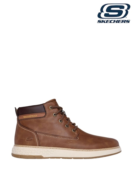 Skechers Brown Relaxed Fit Garlan Deno Boots (F79366) | €105