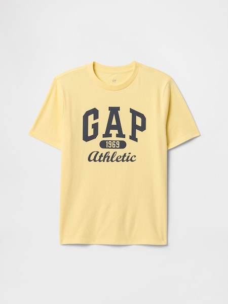 Galben - Tricou cu logo grafic Gap (4-13ani) (F79376) | 74 LEI