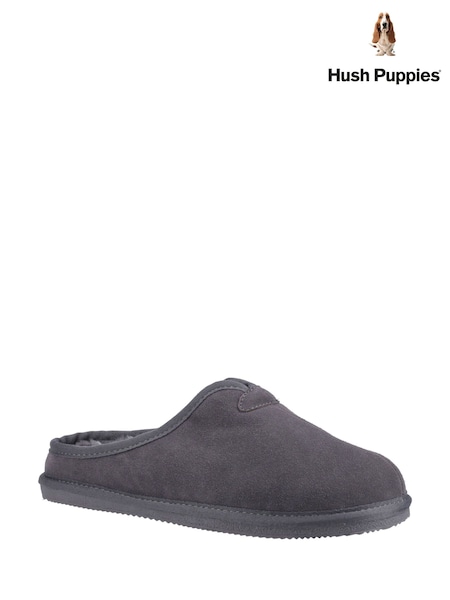 Hush Puppies Grey Conrad Slippers (F79535) | €64