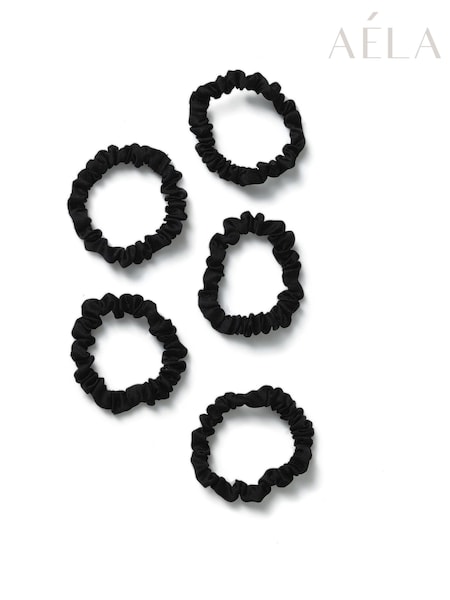 Aela Mini Black Scrunchies Ponio Multipack (F79574) | €9