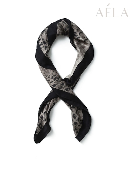 Aela Snake Skin Print Bandana Scarf (F79596) | R$ 140