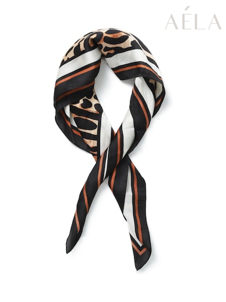 Aela Animal Print Bandana Scarf (F79612) | €22