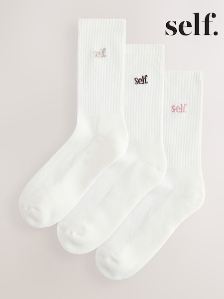 Creme/Rosa/Chocolate - Cushion Sole Lounge Ankle Socks 3 Pack (F79624) | R$ 100