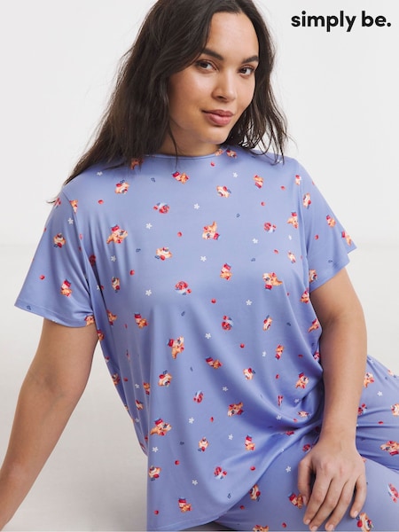 Simply Be Chilli Print 100% Cotton Pyjamas Set (F80124) | ‏139 ر.ق.