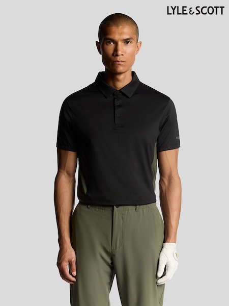 Lyle & Scott Golf Colourblock Polo Shirt (F80725) | 447 LEI