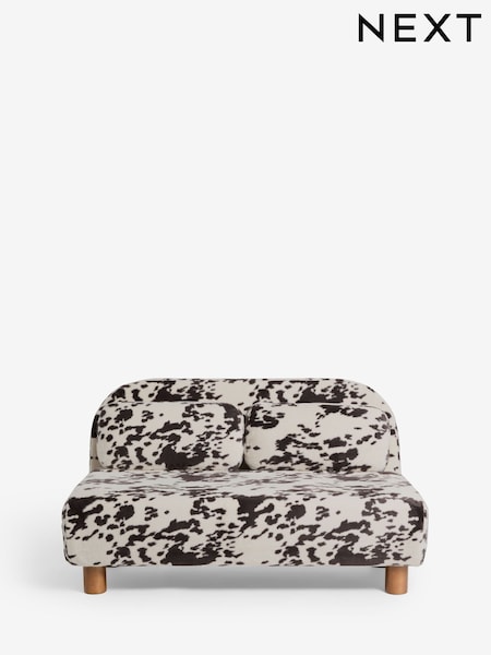 Alaska Faux Fur Cow Print Palma Double Sofa Bed (F80744) | €650