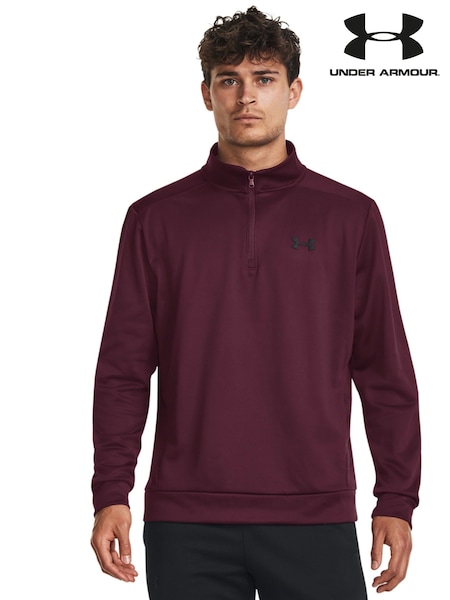 Under Armour Red Fleece 1/4 Zip Sweatshirt (F81020) | €73