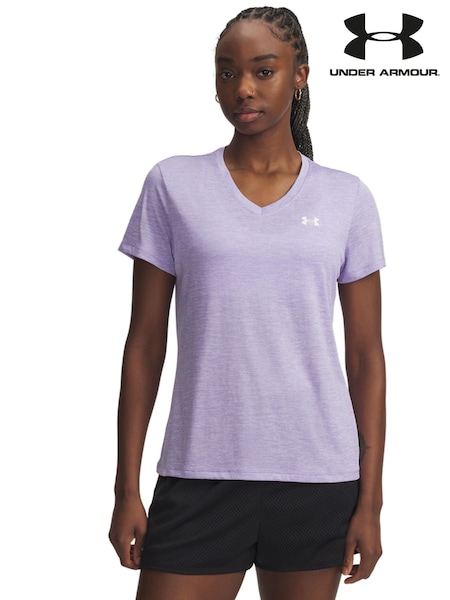 Under Armour Purple Tech V-Neck T-Shirt (F81055) | €38