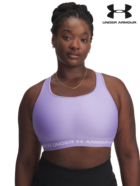 Under Armour Off White Crossback Mid Support Bra (F81063) | €45
