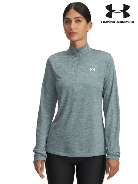 Under Armour Sky Blue Tech Twist 1/2 Zip Sweatshirt (F81070) | AED233