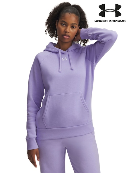 Under Armour Purple Rival Fleece Hoodie (F81074) | AED291