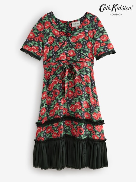 Cath Kidston Black Roses Tea Dress (F81183) | €139