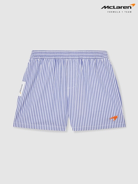 Reiss McLaren F1 Team Cotton Stripe Shorts (F81504) | €63