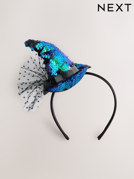 Black/Green Witches Hat Headband (F81627) | AED50