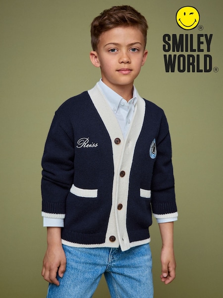 Reiss SmileyWorld | Reiss Logo Cardigan Unisex Fit (F81750) | € 68