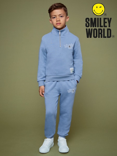 Reiss Blue 3-9 yrs SmileyWorld | Reiss Half-Zip Sweatshirt Unisex Fit (F81762) | €50