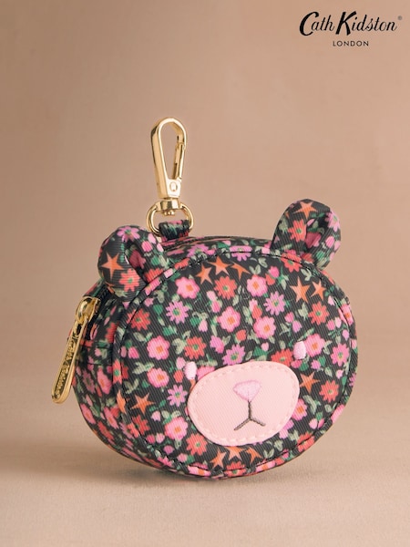 Black Folding Star Ditsy - Cath Kidston Bear Clip On Purse (F81799) | 23 €