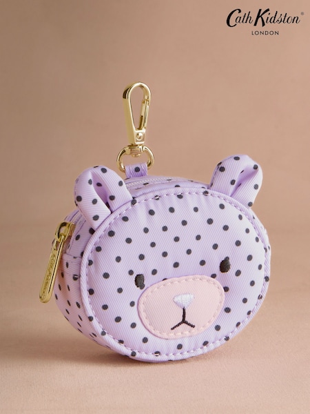 Rosa mit Tupfen - Cath Kidston Bear Clip On Purse (F81800) | 23 €