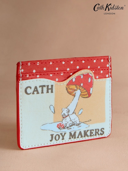 Cath Kidston Green Retro Mushroom Card Holder (F81832) | R$ 140