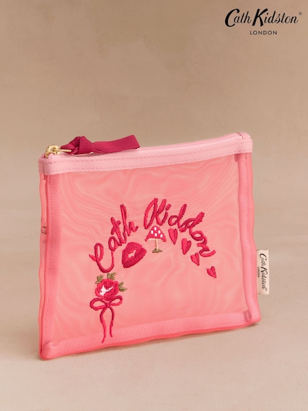 Cath Kidston Pink Mesh Pouch (F81849) | €19