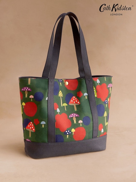 Cath Kidston Green Mushroom Tote Bag (F81896) | R$ 485