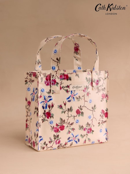 Cath Kidston Cream Acorn Sprig Small Coated Book Bag (F81924) | €29