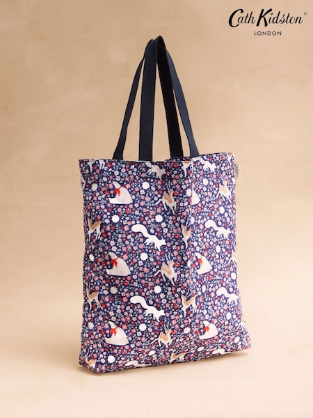 Cath Kidston Navy Polar Ditsy Foldaway Tote Bag (F81930) | €29
