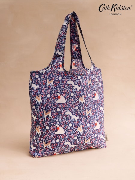 Cath Kidston Navy Polar Ditsy Foldaway Shopper Bag (F81935) | R$ 160