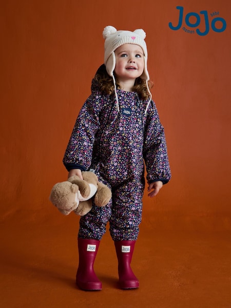 JoJo Maman Bébé Cream Mouse Appliqué Hat (F81942) | AED96
