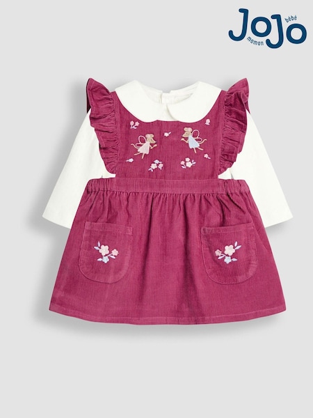 JoJo Maman Bébé Berry Cord Dress & Body Set (F81946) | €54 - €57