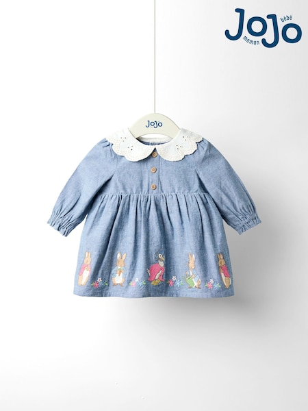 JoJo Maman Bébé Chambray Collared Dress (F81948) | ‏181 د.إ.‏ - ‏ 192‏ د.إ.