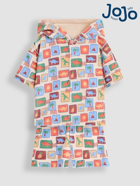 JoJo Maman Bébé Dinosaur Towelling 2 Piece (F81951) | €45 - €47