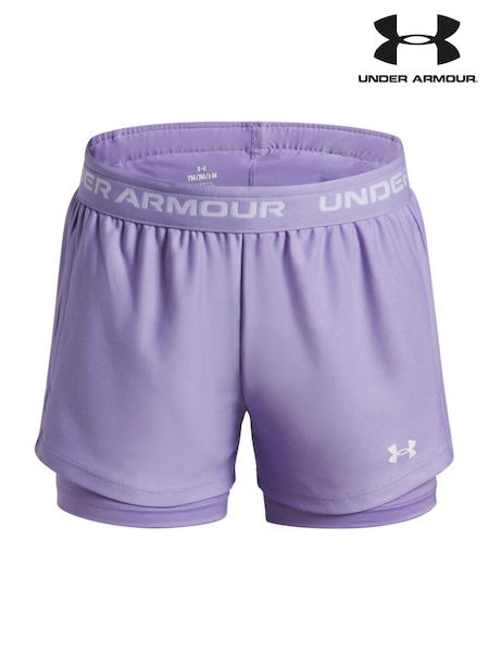 Under Armour Purple Tech Play Up 2-in-1 Shorts (F81989) | €31