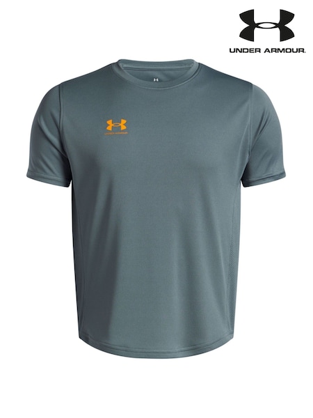 Under Armour Blue/Orange Challenger Train Short Sleeve T-Shirt (F82014) | AED105