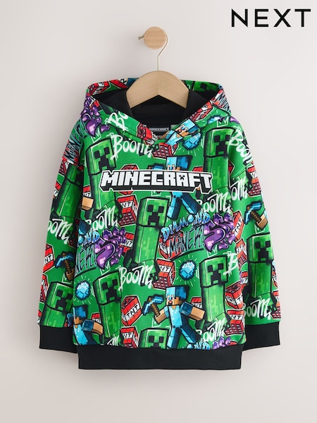 Green Minecraft Hoodie (3-16yrs) (F82292) | 129 QAR - 168 QAR
