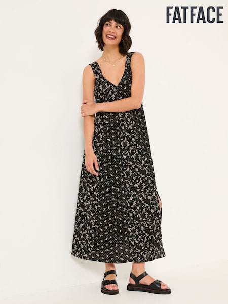 FatFace Mono Ditsy Midi Dress (F82483) | R$ 610