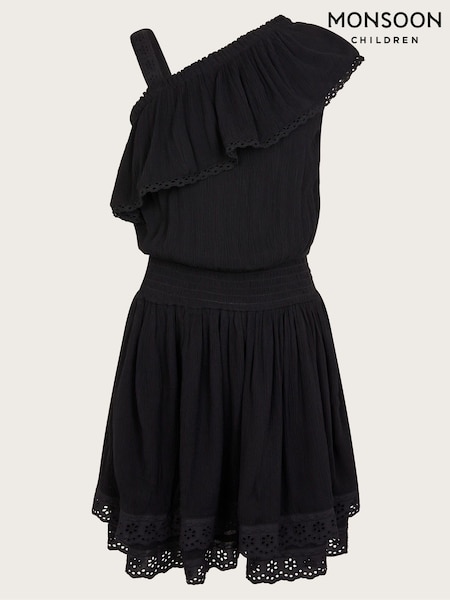 Monsoon Asymmetrical Broderie Frill Dress (F82910) | 253 LEI - 276 LEI