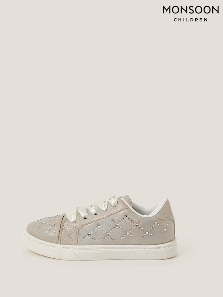Monsoon Iridescent Diamante Trainers (F82949) | 209 LEI - 238 LEI