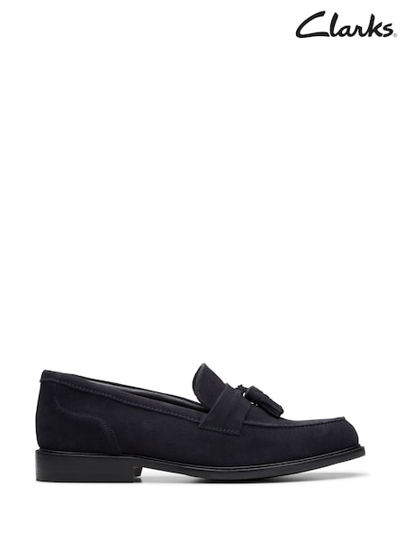 Clarks Blue Suede CraftArlo Step Shoes (F82993) | kr1 356