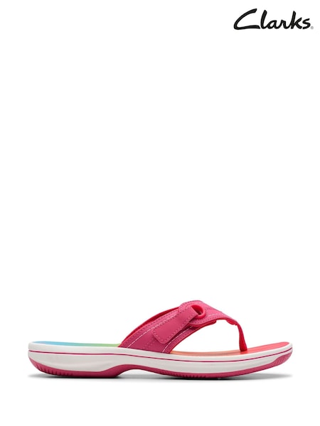 Vaaleanpunainen - Clarks Ombre Brinkley Reyna Sandals (F82996) | €55
