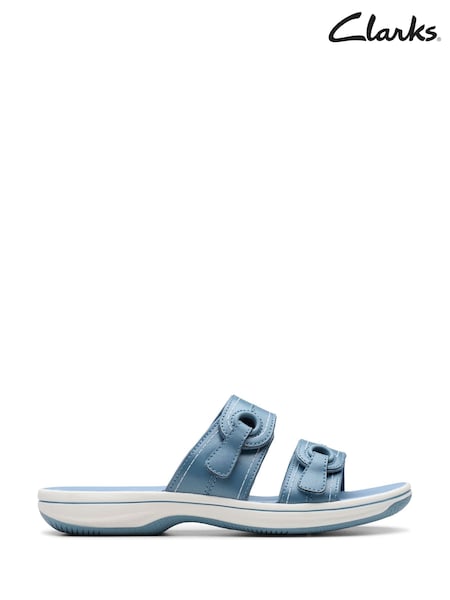 Clarks Blue Brinkley Maye Sandals (F82997) | €46