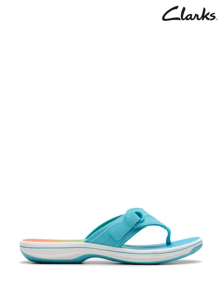 Clarks Blue Ombre Brinkley Reyna Sandals (F83001) | €50