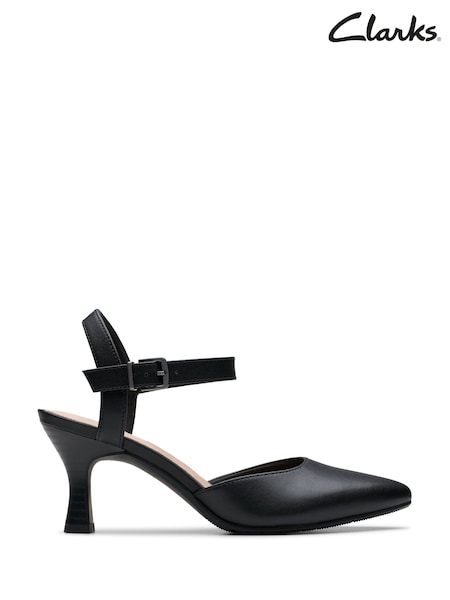 Negru - Pantofi din piele Clarks Kataleyna Cora (F83022) | 447 LEI
